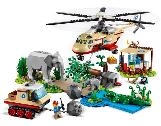 Конструктор LEGO City Wildlife 60302 Операция по спасению зверей