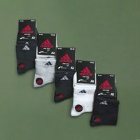 Комплект носков Adidas, 5 шт, FB-52, Black