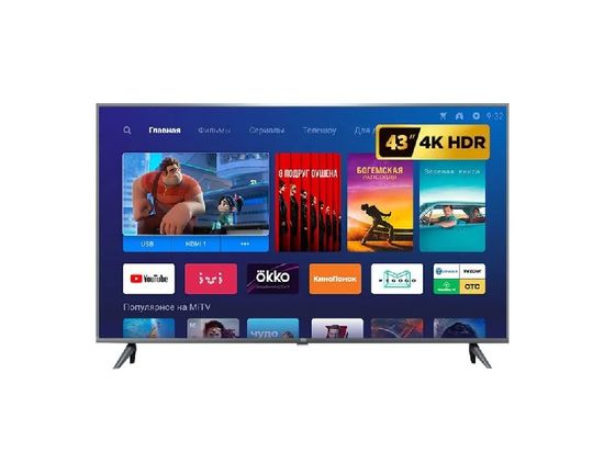 43" Телевизор Xiaomi Mi TV 4S 43 T2 2019 LED, HDR, темный титан