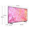 55" Телевизор 4K UHD QLED Samsung QE55Q60CAUX, Black