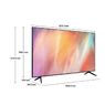 75" Телевизор 4K UHD Samsung UE75AU7100UCCE, Black