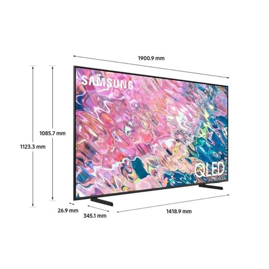 85"Телевизор QLED Samsung QE85Q60BAUCCE, Black