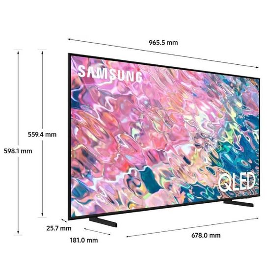 Телевизор Samsung QE50Q60BAU 50" 4K UHD, черный