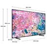 Телевизор Samsung QE50Q60BAU 50" 4K UHD, черный