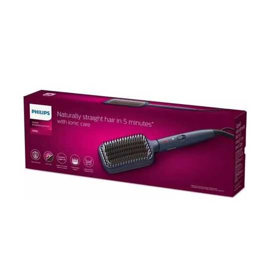 Расческа-выпрямитель Philips BHH885/03, Purple