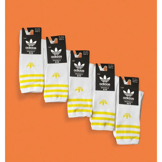 Комплект носков adidas Originals Trefoil Crew, 5 пар