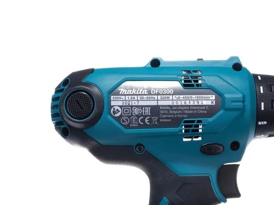 Набор электроинструментов Makita DK0166: Дрель-шуруповерт DF0300 + Лобзик 4329